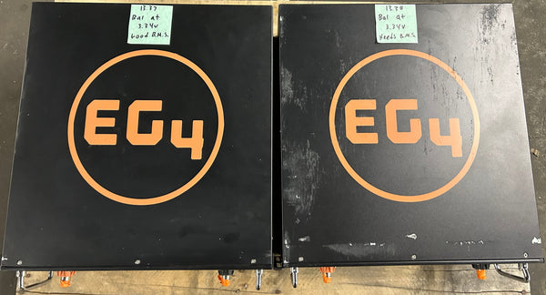2x 12.8v 400ah 5.12kWh Lifepo4 Batteries 4s 12v Rack Mount