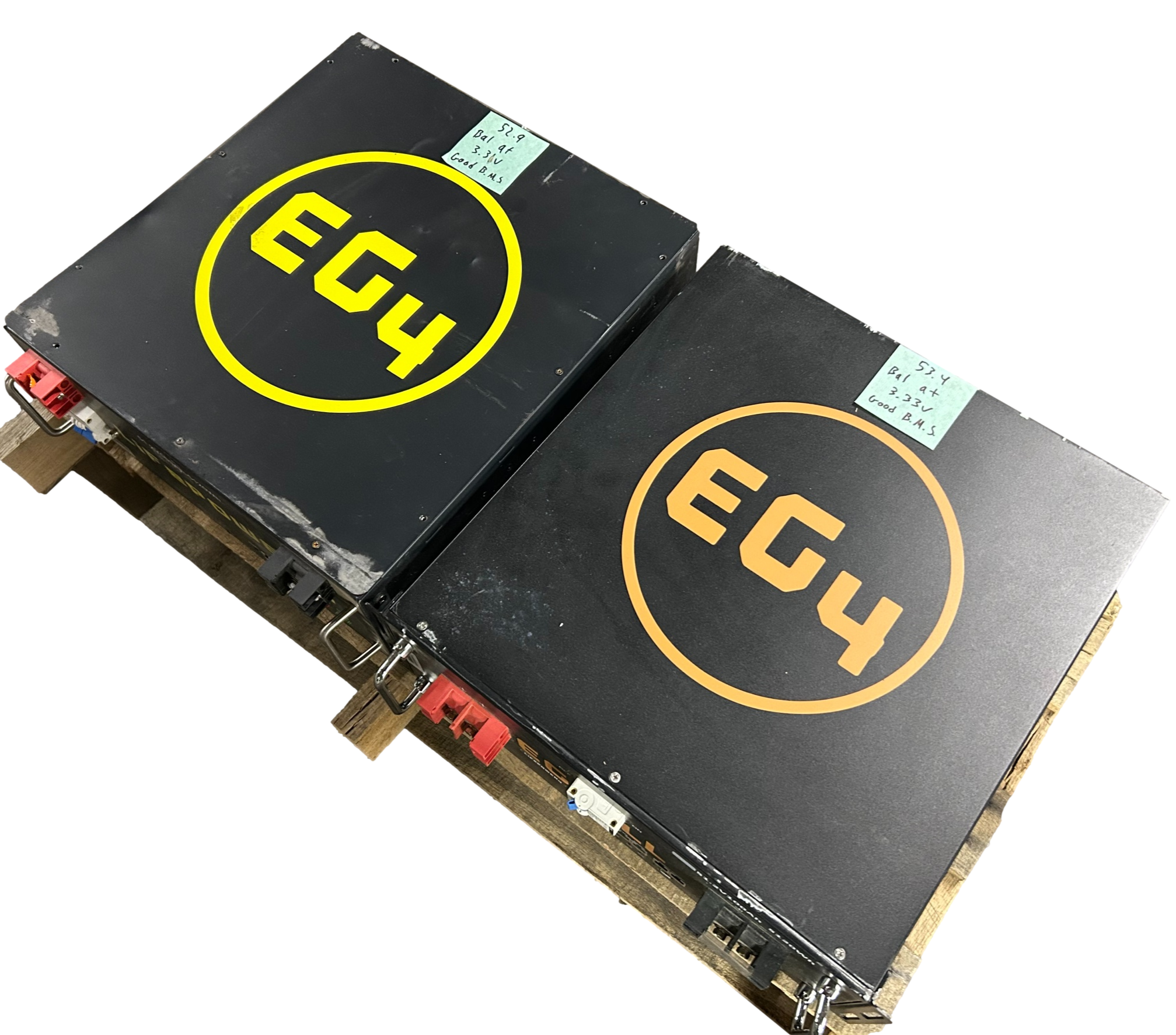 2x 51.2v 100ah 5.12kWh Lifepo4 Batteries 16s 48v