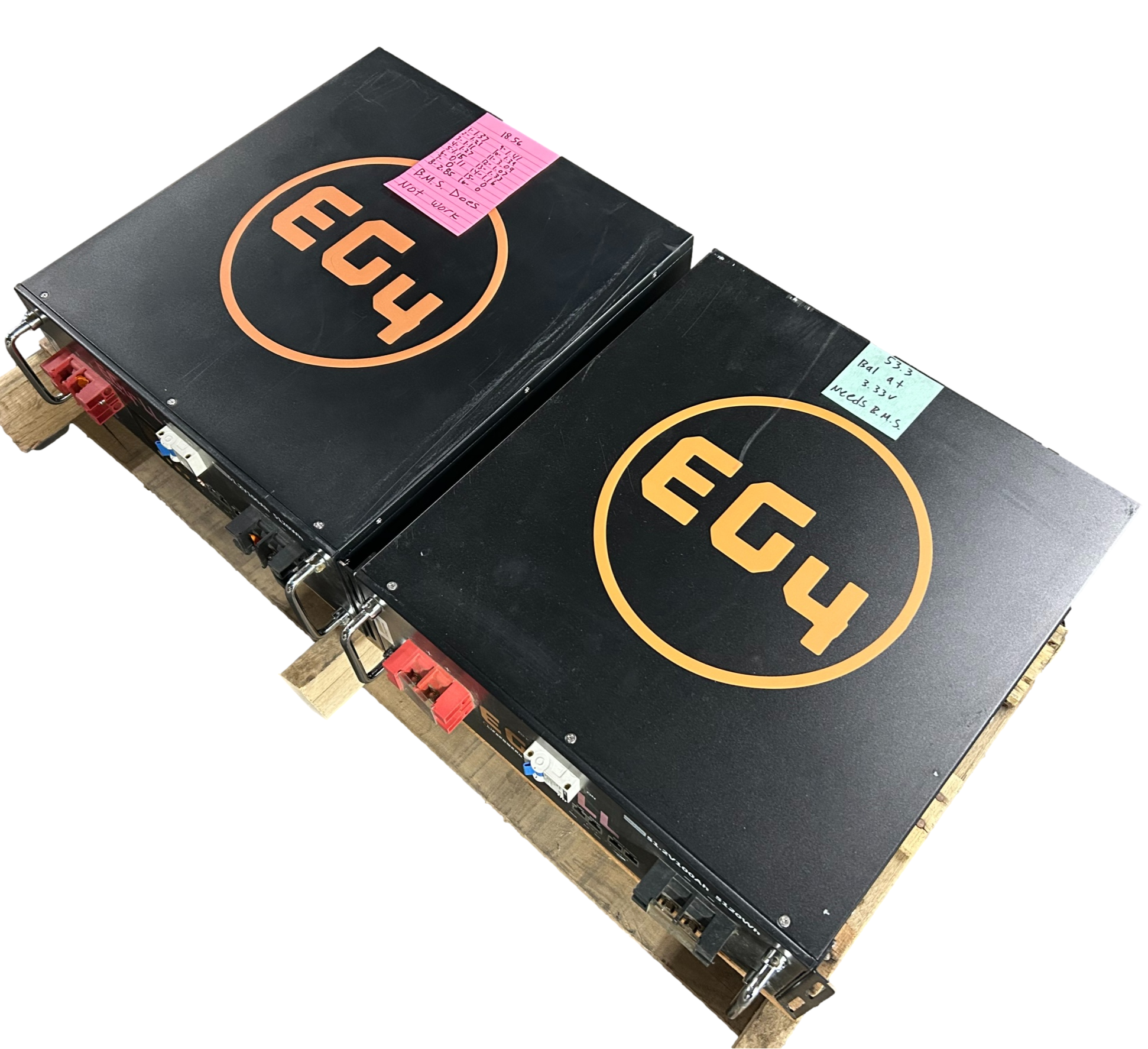 2x 51.2v 100ah 5.12kWh Lifepo4 Rack Mount - Parts/Repair