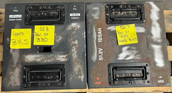 2x 51.2v 105ah LiFePO4 Modules - Needs BMS