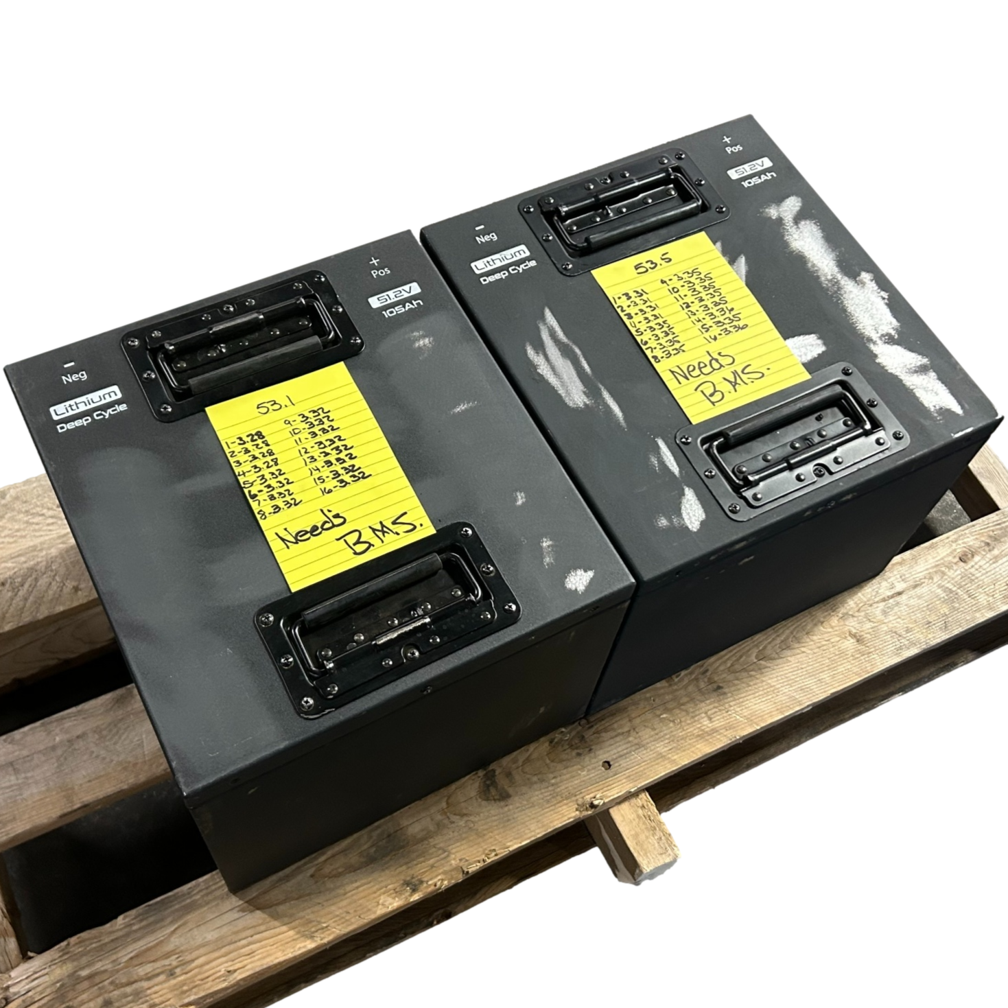 2x 51.2v 105ah LiFePO4 Modules - Needs BMS