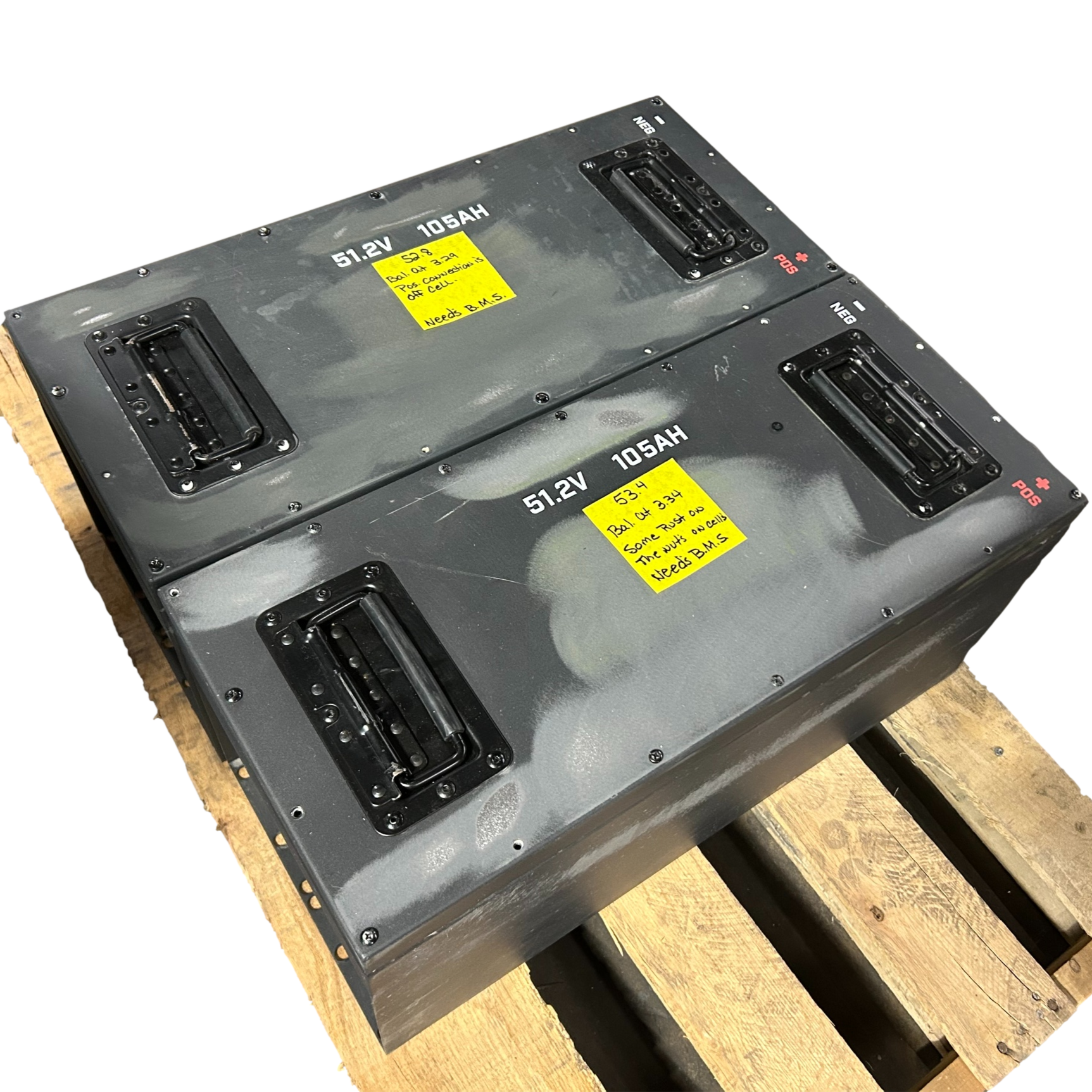 2x 51.2v 105ah LiFePO4 Modules - Needs BMS