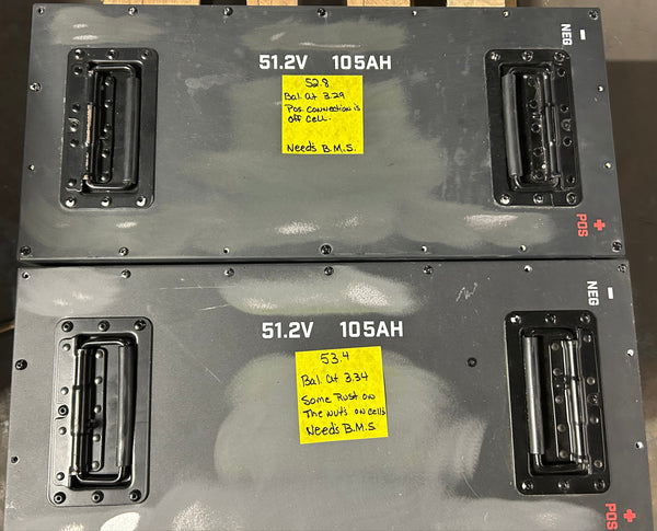 2x 51.2v 105ah LiFePO4 Modules - Needs BMS