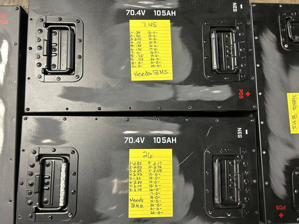 4x 70.4v 105ah LiFePO4
