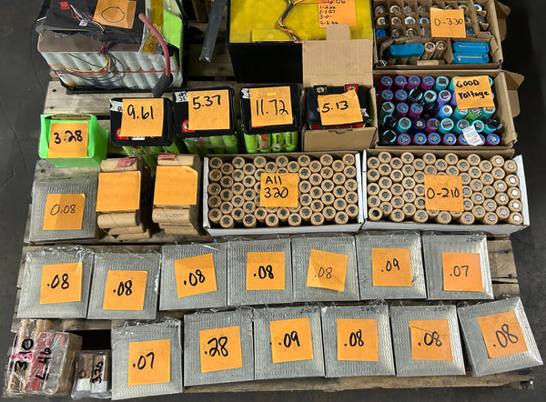 300 Pound Pallet of Lifepo4 Batteries