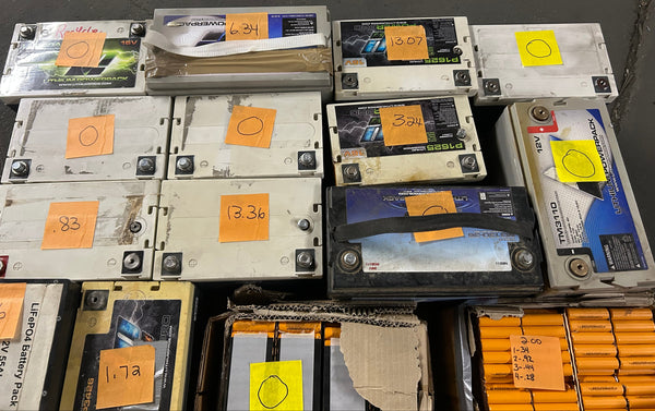 400 Pound Pallet of Lifepo4 Batteries