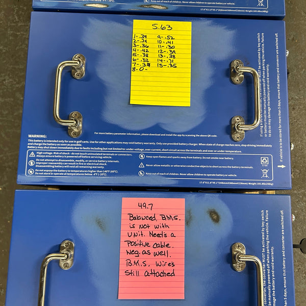 3x 15s 48v 105ah 5040wh Lifepo4 Batteries