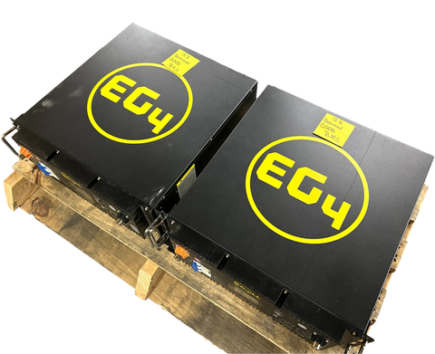 2x 12.8v 400ah 5.12kWh Lifepo4 Rack Mount - Both Working