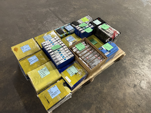 13x used lifepo4 modules and 24x used lifepo4 cells Parts/Repair