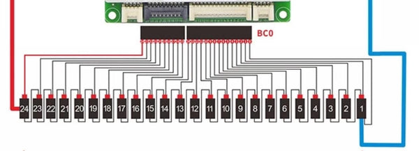 8-24s 200a Li-Ion Lifepo4 BMS + UART + RS485 + CAN