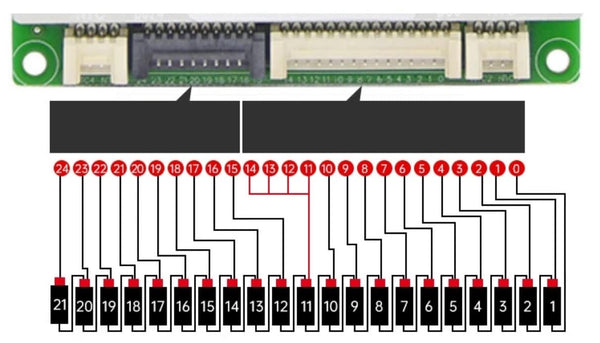 8-24s 200a Li-Ion Lifepo4 BMS + UART + RS485 + CAN