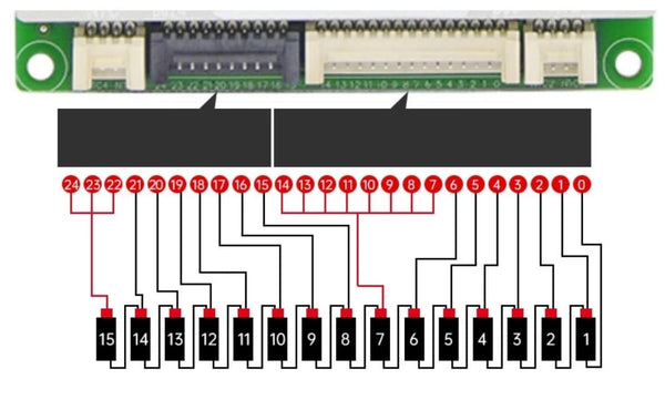 8-24s 200a Li-Ion Lifepo4 BMS + UART + RS485 + CAN