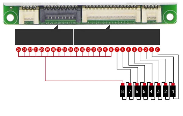 8-24s 200a Li-Ion Lifepo4 BMS + UART + RS485 + CAN