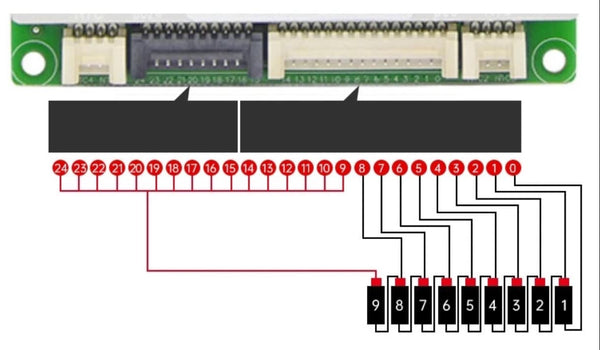 8-24s 200a Li-Ion Lifepo4 BMS + UART + RS485 + CAN