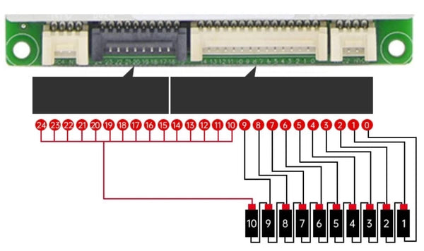 8-24s 200a Li-Ion Lifepo4 BMS + UART + RS485 + CAN