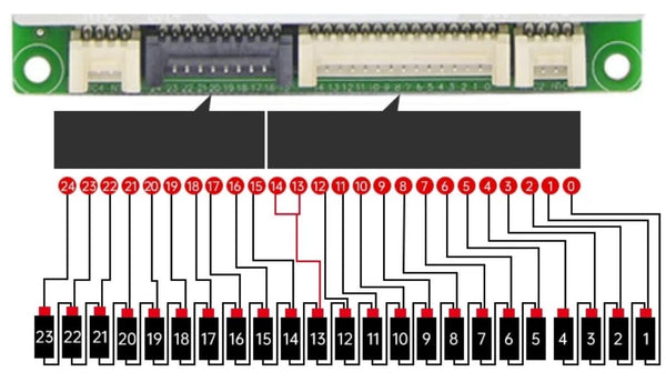 8-24s 200a Li-Ion Lifepo4 BMS + UART + RS485 + CAN