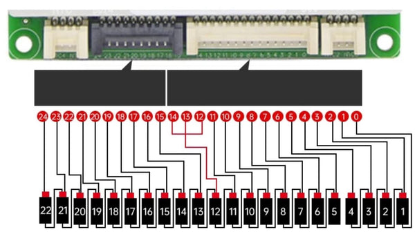 8-24s 200a Li-Ion Lifepo4 BMS + UART + RS485 + CAN