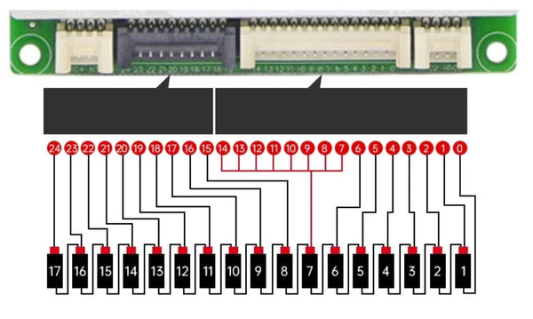 8-24s 200a Li-Ion Lifepo4 BMS + UART + RS485 + CAN