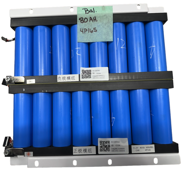 16s4p 51.2v 80ah 4.10kWh Lifepo4 Batteries