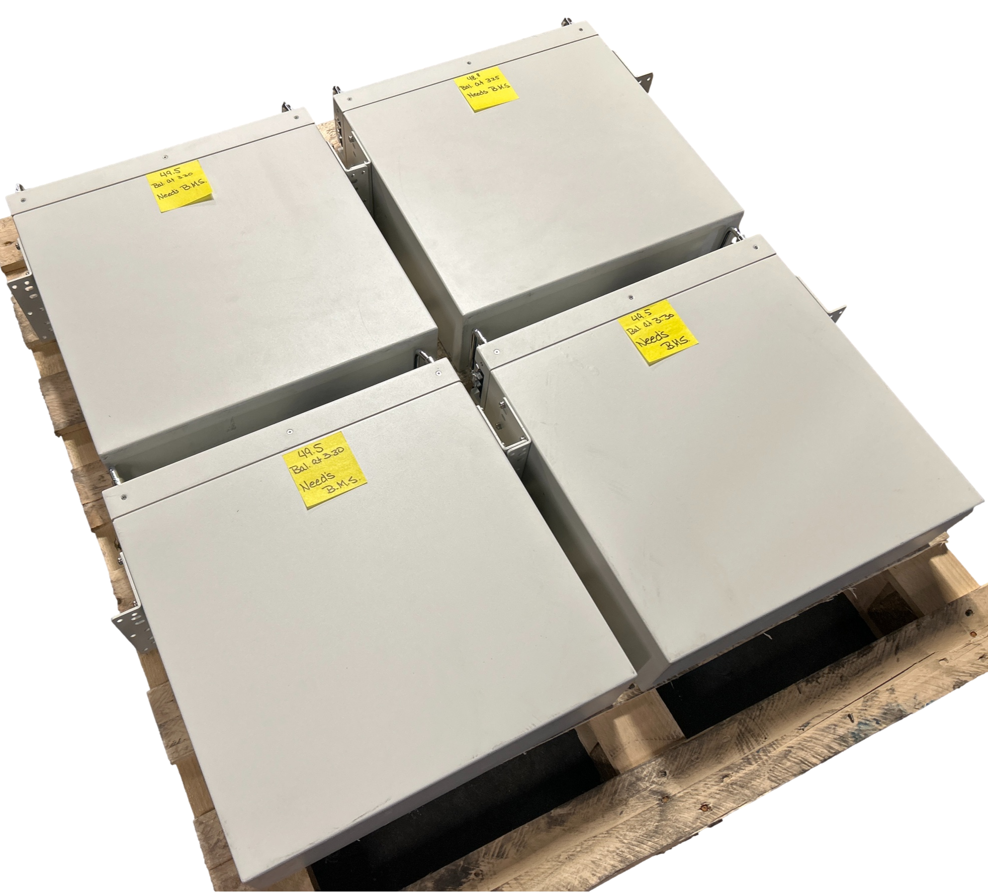 4x 15s 48v 100ah LiFePO4 - Needs BMS