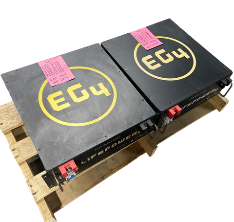 2x 51.2v 100ah 5.12kWh Lifepo4 Rack Mount