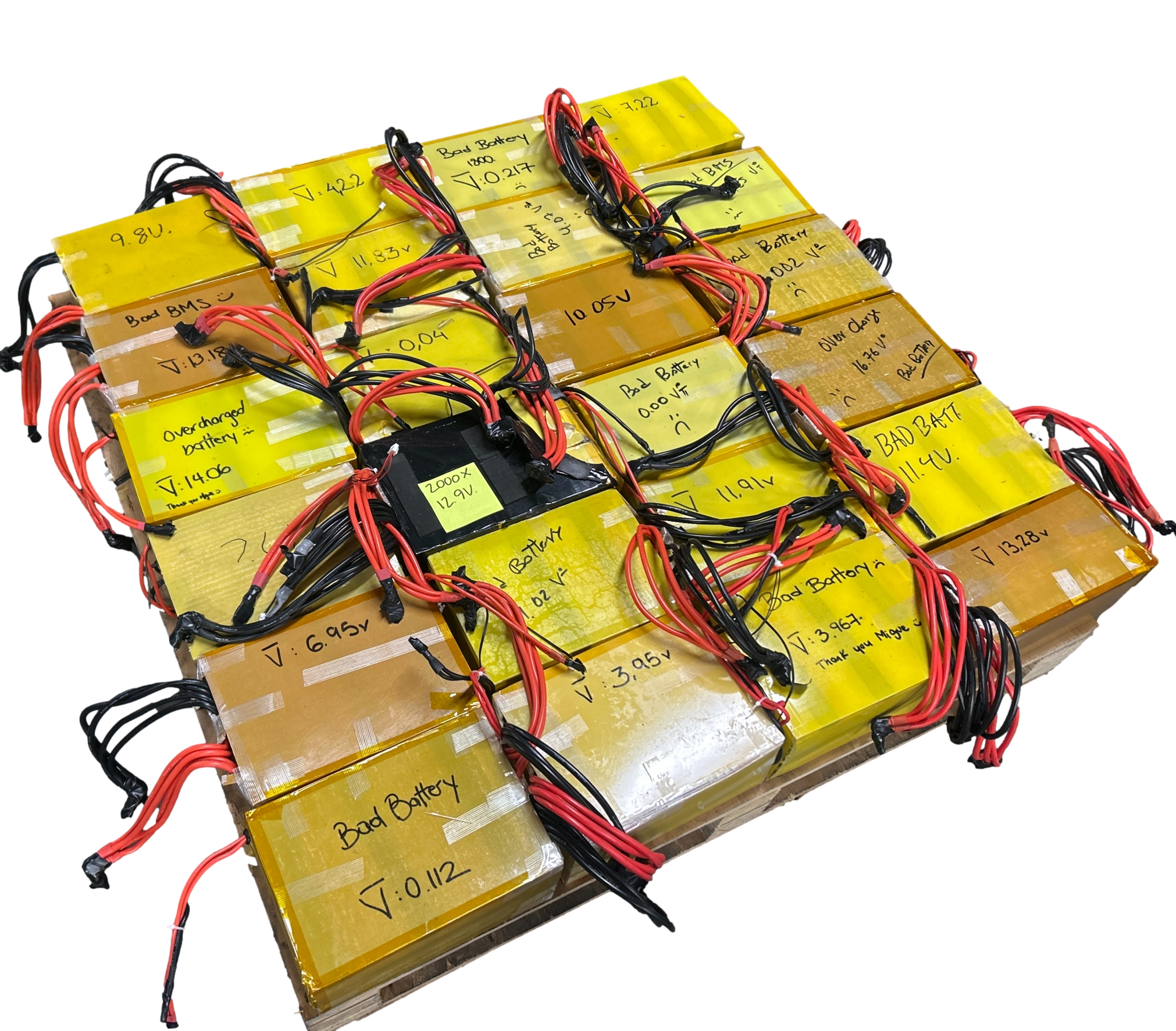 23x 12v a123 lifepo4 POWER 10C pouch cell batteries