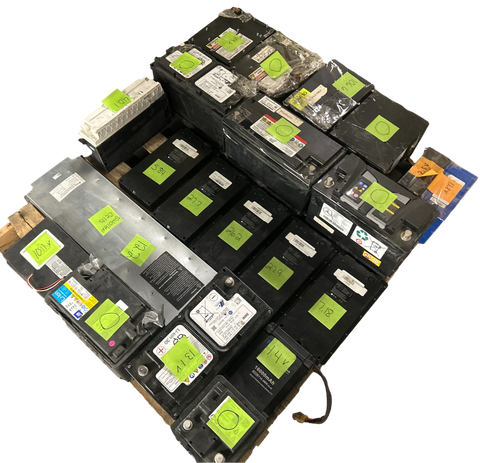323 Lbs Pallet of Mixed Lifepo4 Batteries - Parts/Repair
