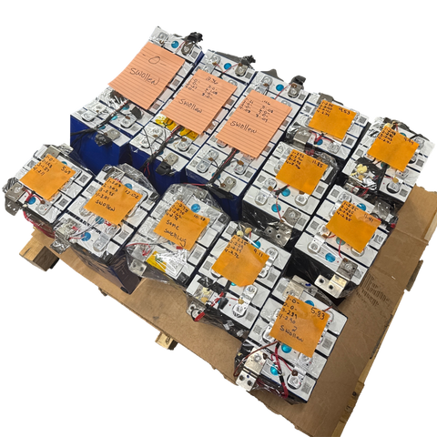 Pallet of 50-100ah LiFePO4 Prismatic Cells - 10.08kWh