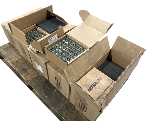 150 pounds of Ultra Life 3v Lithium Manganese Dioxide Power Cells