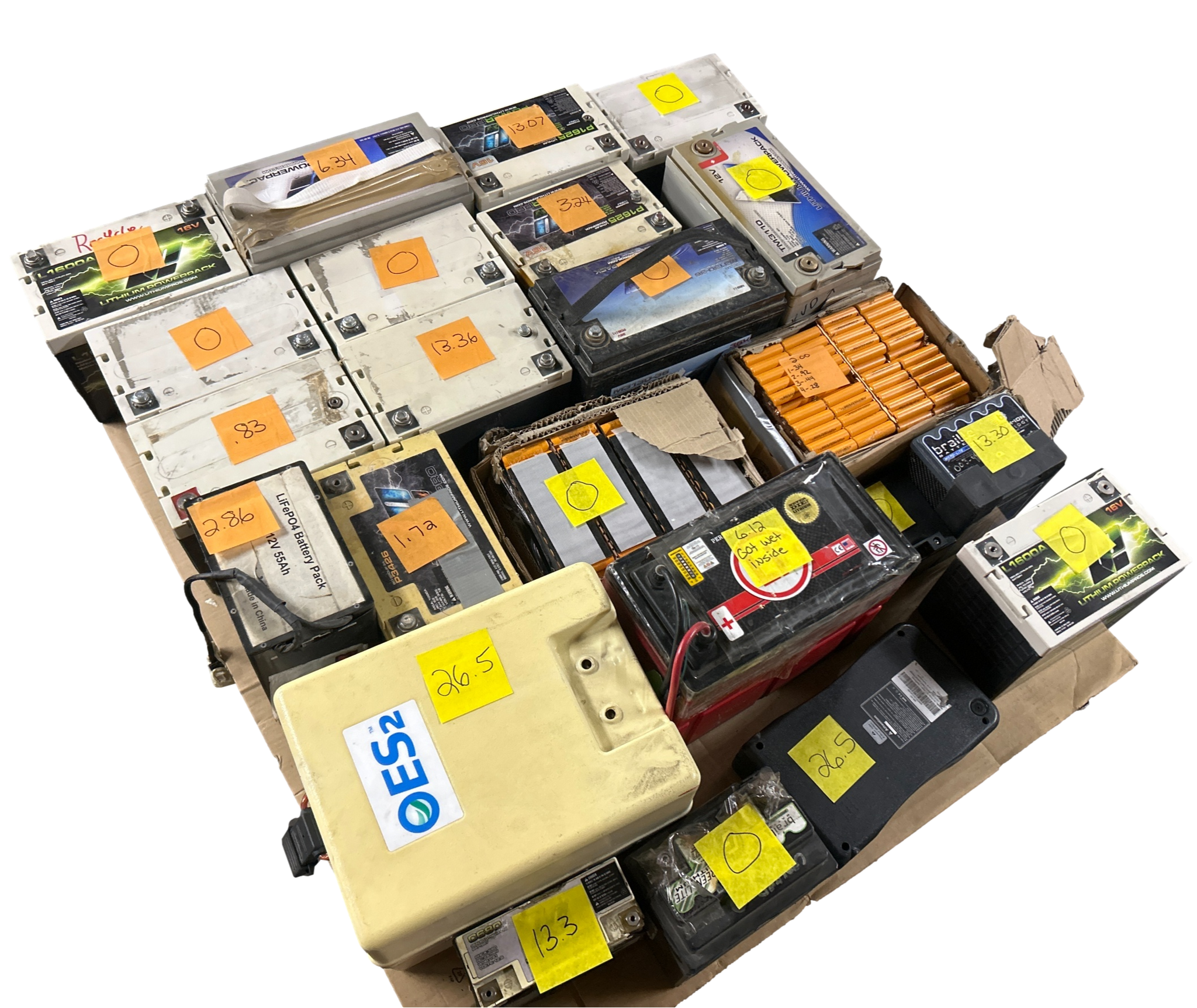 400 Pound Pallet of Lifepo4 Batteries