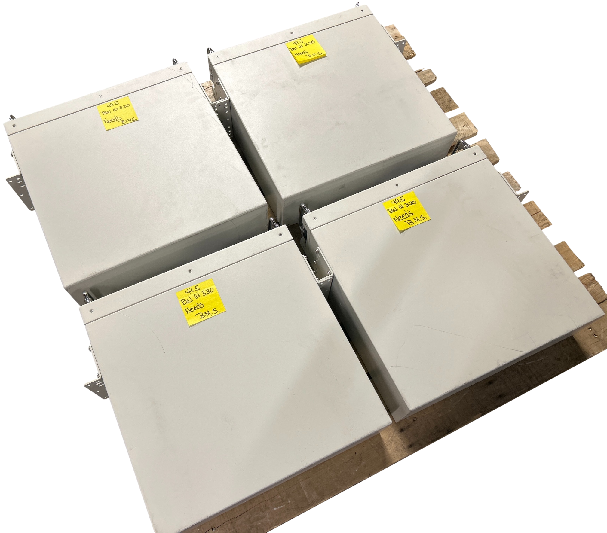 4x 15s 48v 100ah LiFePO4 - Needs BMS
