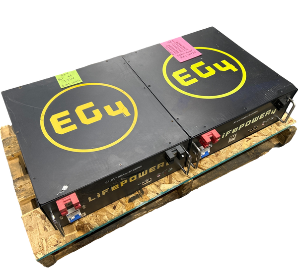 2x 51.2v 100ah 5.12kWh Lifepo4 Rack Mount with BMS