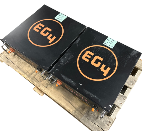 2x 12.8v 400ah 5.12kWh Lifepo4 Batteries 4s 12v Rack Mount