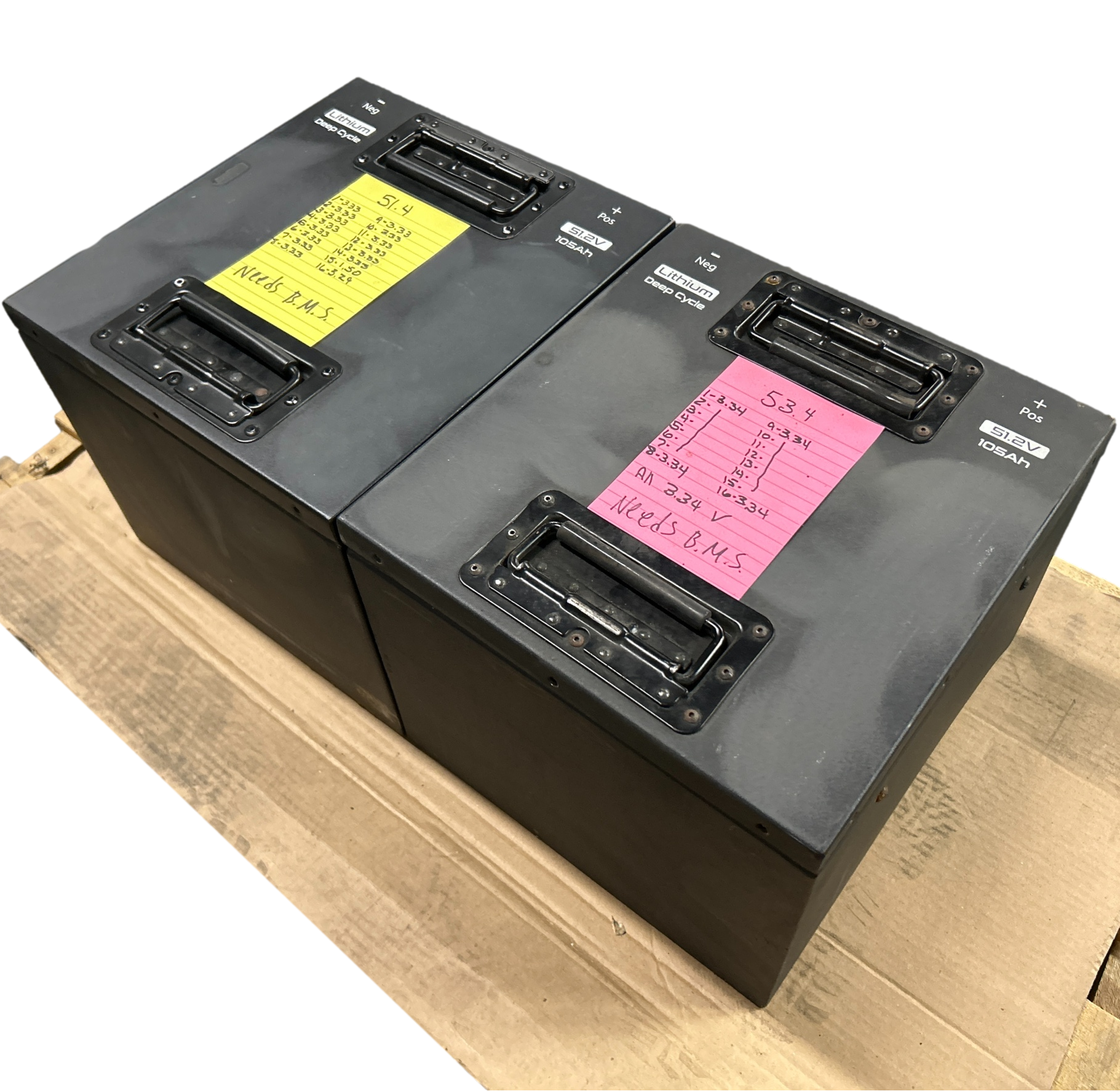 2x 51.2v 105ah Lifepo4 Modules - 1 Balanced