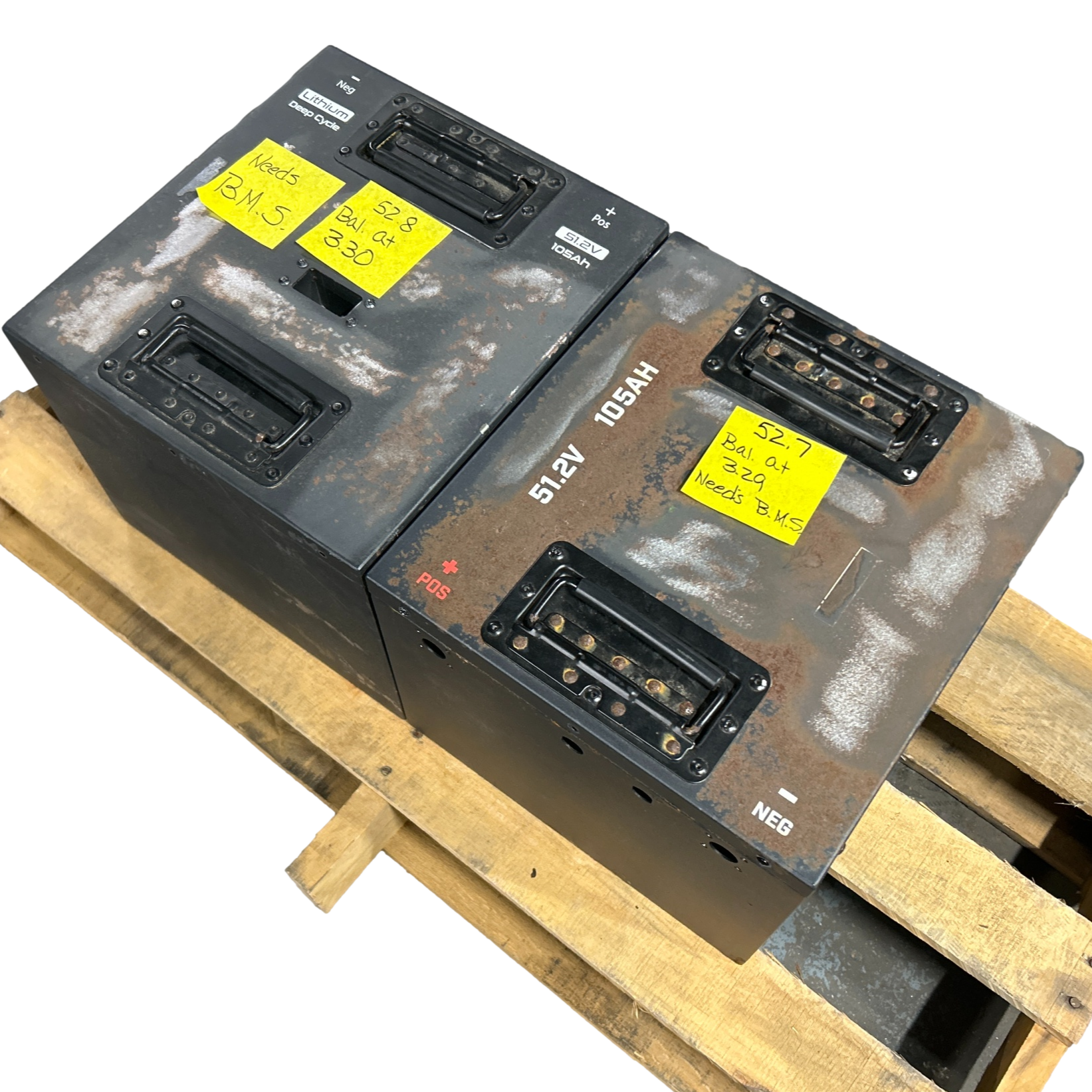 2x 51.2v 105ah LiFePO4 Modules - Needs BMS