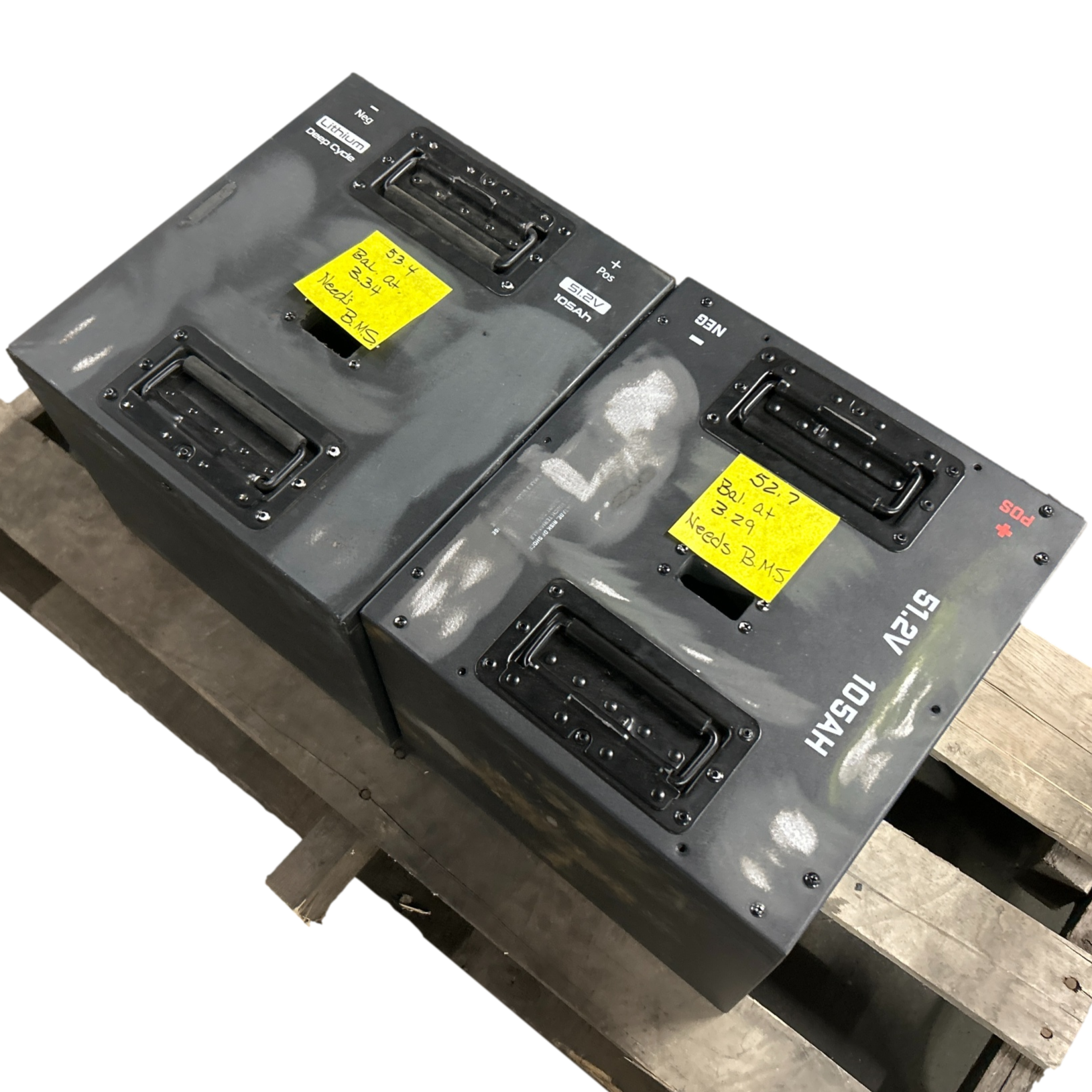 2x 51.2v 105ah LiFePO4 Modules - Needs BMS