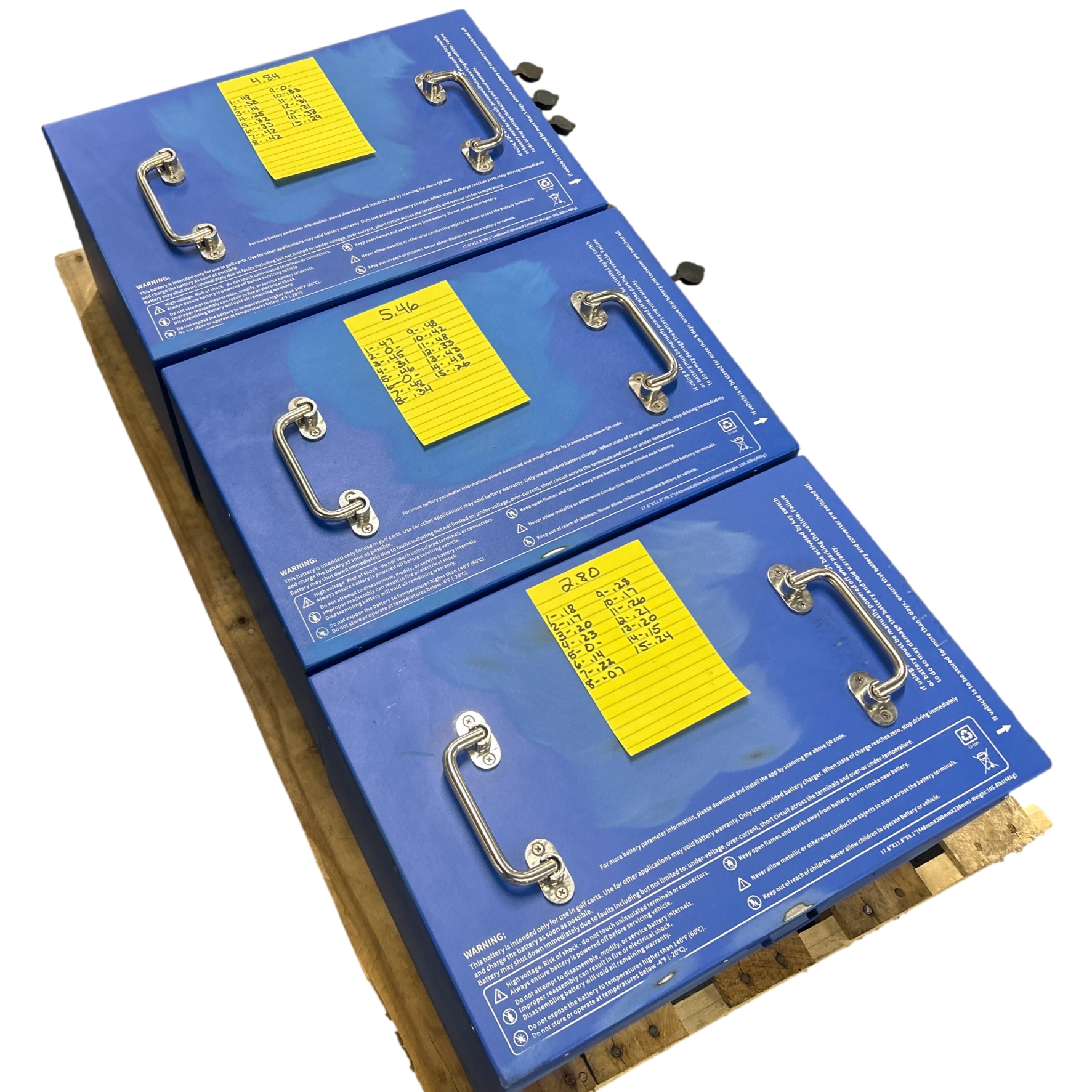 3x 15s 48v 105ah 5040wh Lifepo4 Batteries