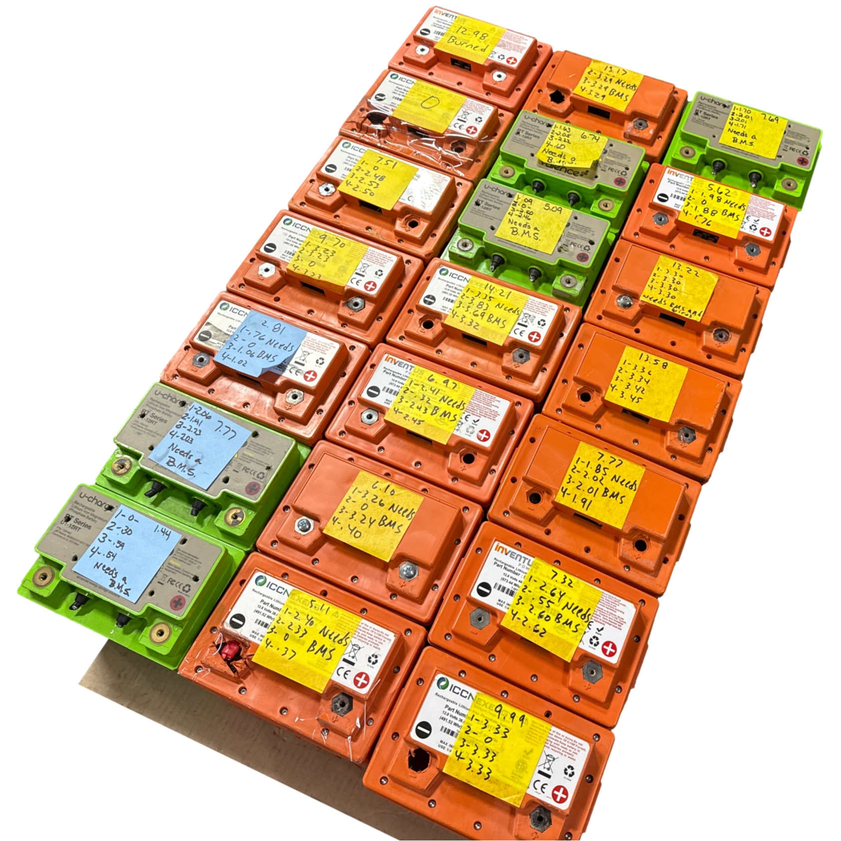 21x 12.8v Lifepo4 Batteries