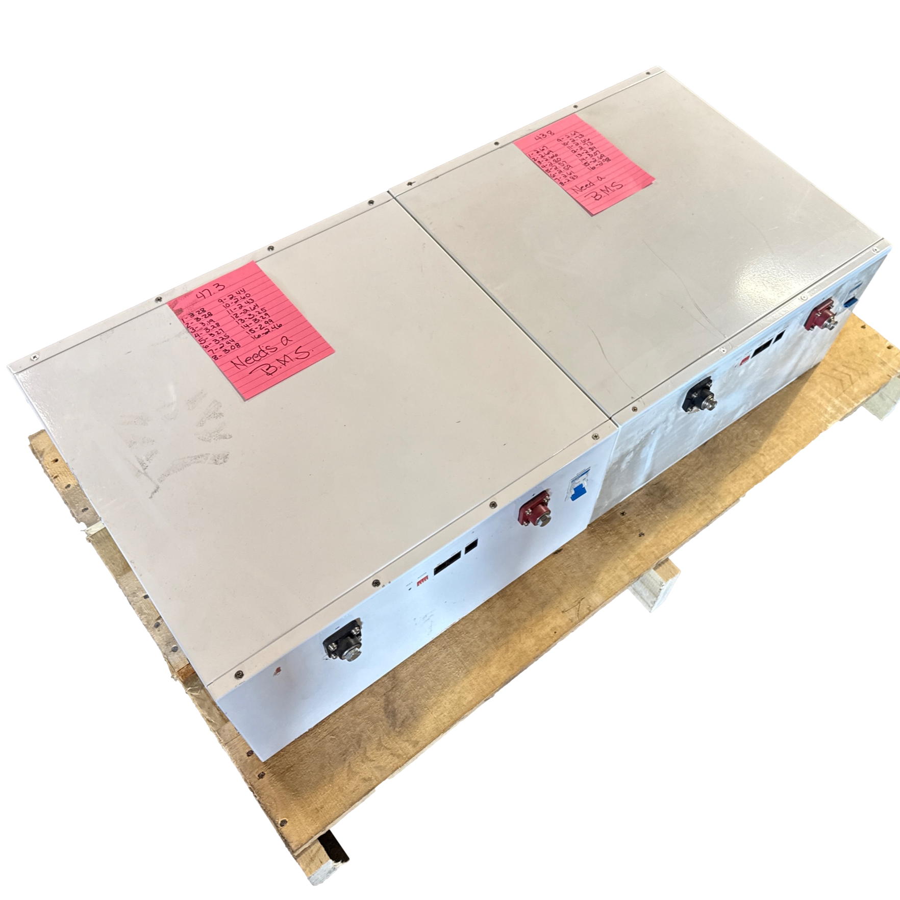 2x 51.2v 100ah Lifepo4 Rack Mount Batteries