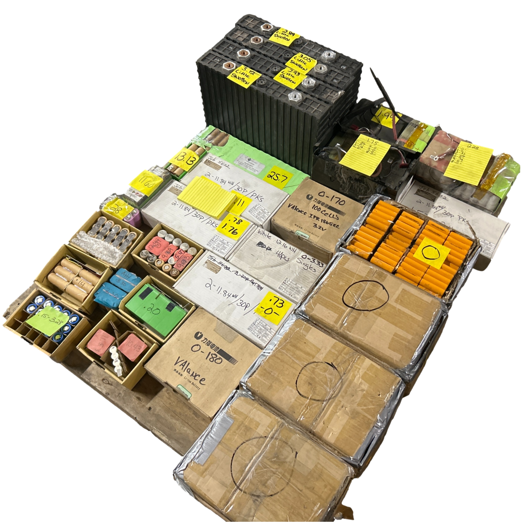 300 Pound Pallet of Lifepo4 Batteries