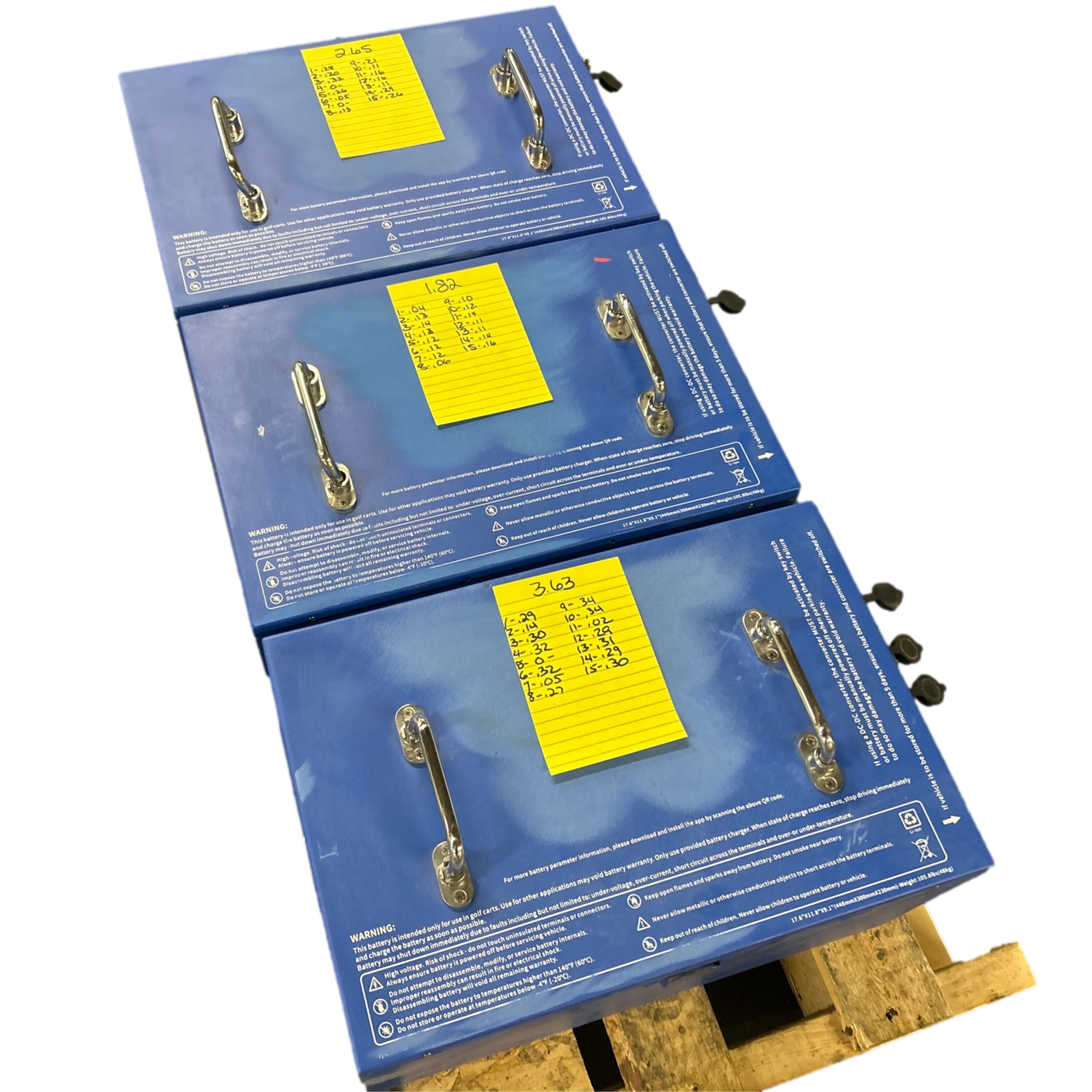 3x 15s 48v 105ah 5040wh Lifepo4 Batteries