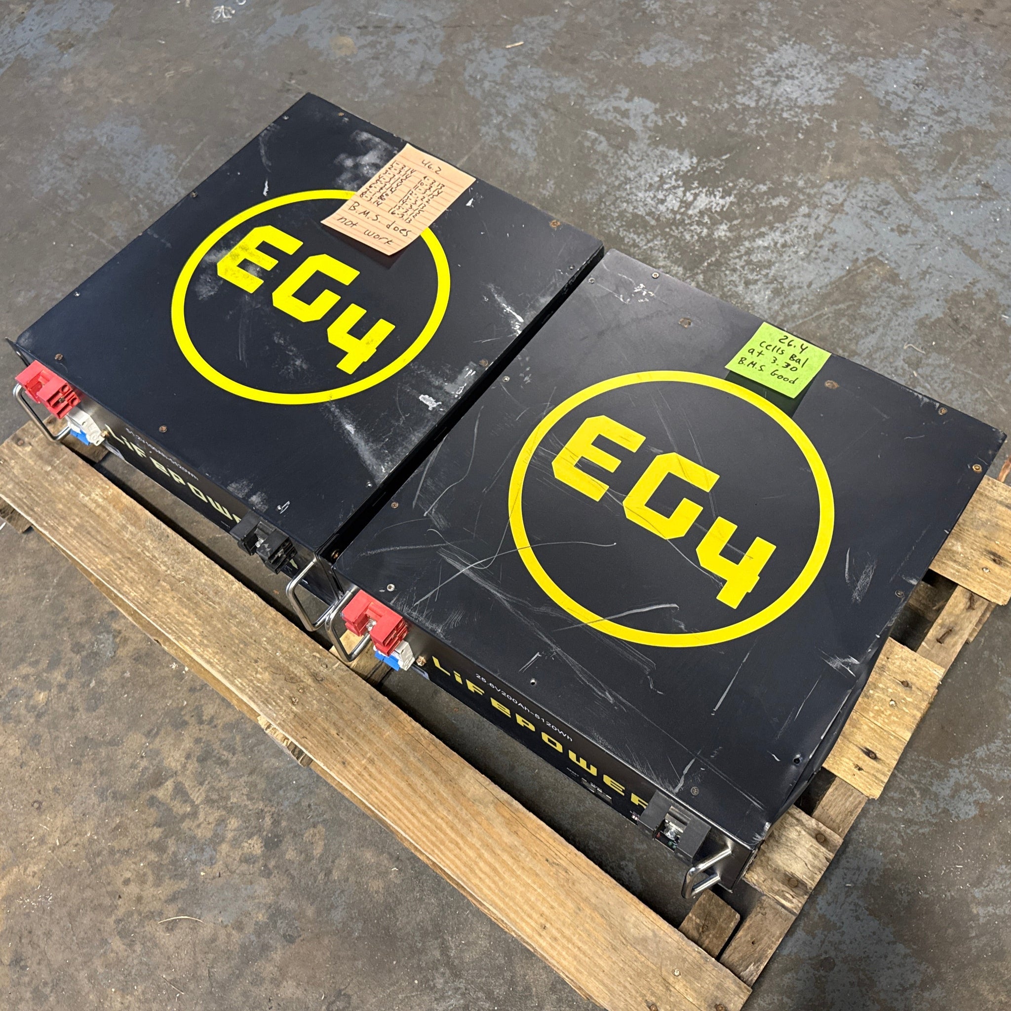 1x 51.2v 100ah + 1x 25.6v 200ah Lifepo4 Rack Mount - 9.92kWh