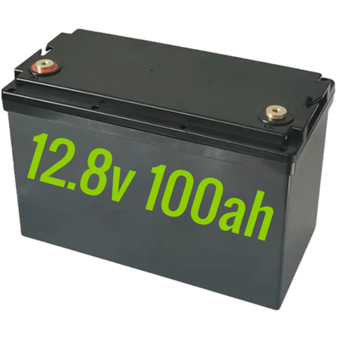 12.8v 100ah 1280wh Lifepo4 Battery - 100%+ 12/24/36/48v