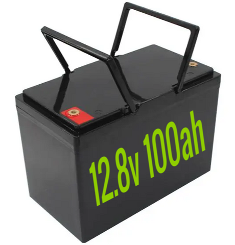 New 12.8v 100ah Lifepo4 Battery - Series 12/24/36/48v - 100a BMS