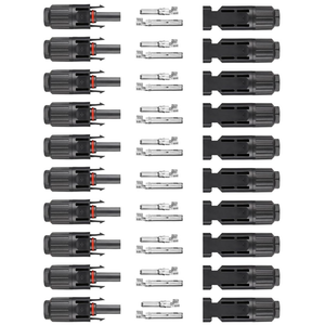 10 Pack Male/Female MC4 Connectors - Battery Hookup