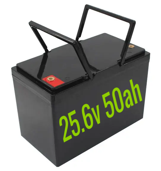 New 25.6v 50ah Lifepo4 Battery - 50a BMS