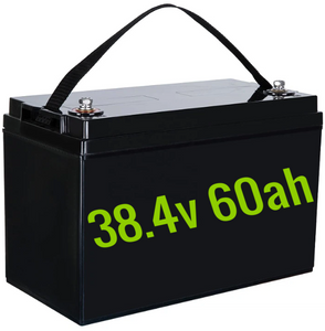 New 38.4v 60ah Lifepo4 Battery - 60a BMS