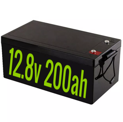 12.8v 200ah 2560wh Lifepo4 Battery - 80-90%+ 12/24/36/48v