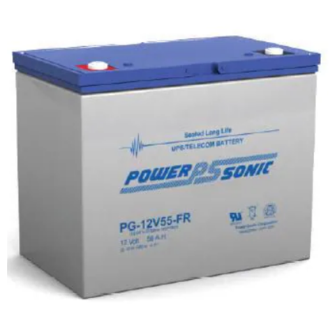 Power Sonic PG-12V55-FR 12v 56ah SLA Battery