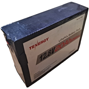 Tenergy 12.8v 20ah 256wh Lifepo4 Battery with BMS